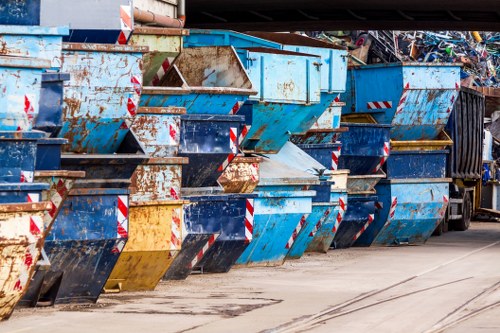 House clearance professionals sorting items in a Ruislip home